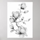 Zoek naar witte bloem posters Waterverf bloemen