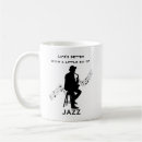 Zoek naar muzieknoot mokken Zwart wit