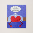 Zoek naar succes puzzels Geluk