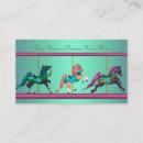 Zoek naar carrousel visitekaartjes Paarden