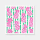 Zoek naar ananas patroon servetten Retro