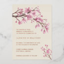 Zoek naar cherry blossom wedding uitnodigingen Lentebruiloft