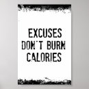 Zoek naar calorieën posters Motivatie