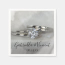 Zoek naar trouwringen servetten Zilver