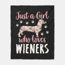 Zoek naar dachshund fleece dekens Ras