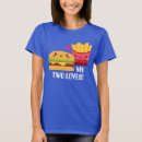 Zoek naar hamburgers tshirts Voor haar