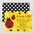 Zoek naar ladybug babyshower uitnodigingen Zwart