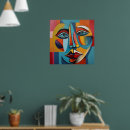 Zoek naar gezicht schilderen posters Voor iedereen
