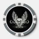 Zoek naar schedel pokerchips Botten