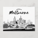 Zoek naar melbourne skyline briefkaarten Stad