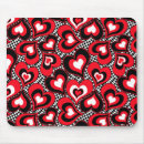 Zoek naar harten muismatten Zwart