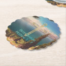 Zoek naar christelijk kruis onderzetters Geloof