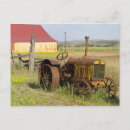 Zoek naar oude tractoren briefkaarten Vintage