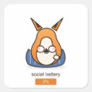 Zoek naar batterij stickers Lage sociale batterij