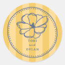 Zoek naar gele strepen stickers Blauw