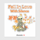 Zoek naar stilte stickers Rustig