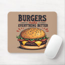 Zoek naar burgers muismatten Elk persoon