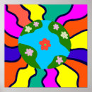 Zoek naar aarde posters Hippie
