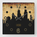 Zoek naar chicago skyline klokken Voor iedereen