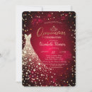 Zoek naar red dress uitnodigingen Tiara