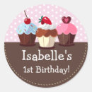 Zoek naar verjaardag cupcakes stickers Roze