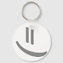 Zoek naar het glimlachen sleutelhangers Emoticon