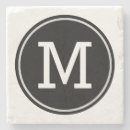 Zoek naar minimalistisch onderzetters Initialen