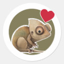 Zoek naar cartoon kameleon stickers Schattig