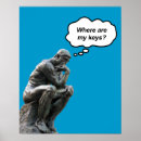Zoek naar rodin de denker posters Gedachte