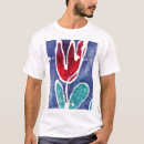 Zoek naar rode tulp tshirts Tlip