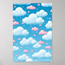 Zoek naar wolken posters Roze