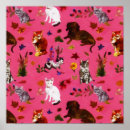 Zoek naar vintage dog kunst Roze