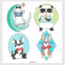 Zoek naar grappige panda stickers Voor kinderen