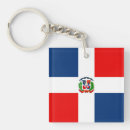 Zoek naar ons markeren sleutelhangers República dominicana