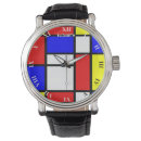 Zoek naar mondrian horloges Blauw