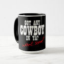 Zoek naar cowboy mokken Voor hem