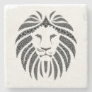 Zoek naar leeuw onderzetters Illustratie