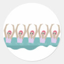 Zoek naar zwemmers stickers Zwemmen