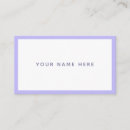 Zoek naar lavendel visitekaartjes Modern