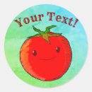 Zoek naar leuke tomaat stickers Voedsel