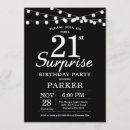 Zoek naar black and white birthday uitnodigingen Verjaardagsfeest