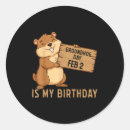 Zoek naar dag van de maand stickers Gelukkige groundhog