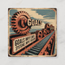 Zoek naar positieve visitekaartjes Vintage motivatieposter