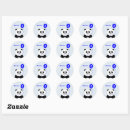 Zoek naar blauwe panda stickers Voor kinderen