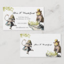 Zoek naar alice in wonderland visitekaartjes Sprookje