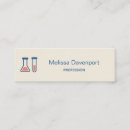 Zoek naar science visitekaartjes Reageerbuis