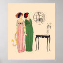 Zoek naar art deco fashion posters Vintage