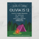 Zoek naar tent kamperen uitnodigingen Verjaardagsuitnodiging