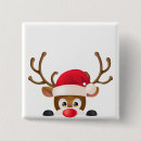 Zoek naar rendieren buttons Xmas