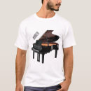 Zoek naar cartoon piano tshirts Pianist